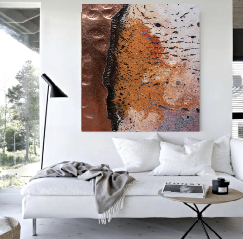 RAW HARMONY - Héria Enamel Vászonkép