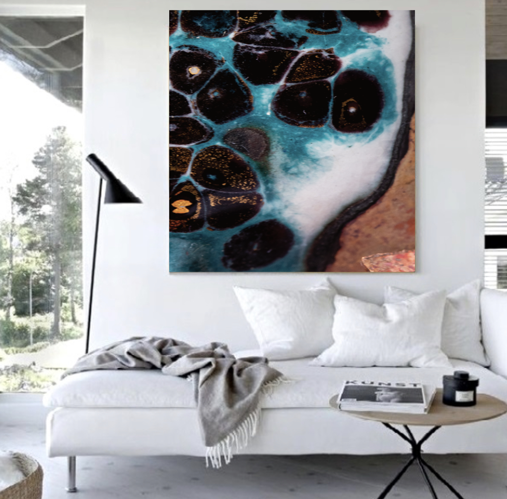 COSMIC DRIFT- Héria Enamel Vászonkép