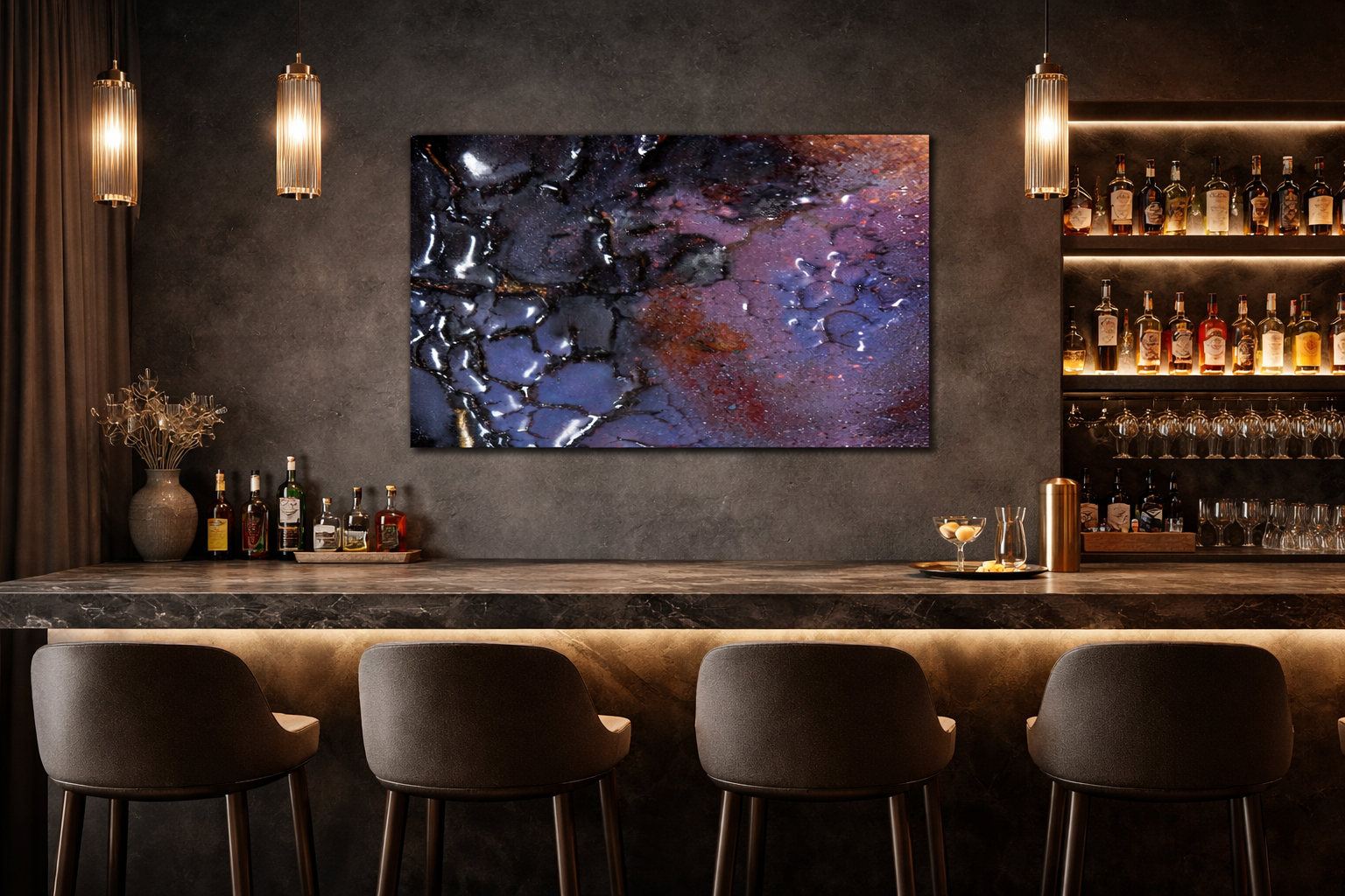 CRACKED PASSION- Héria Enamel Vászonkép