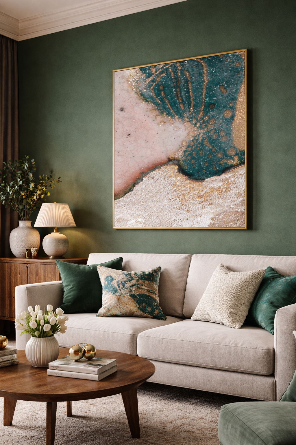 CALM BENEATH- Héria Enamel Vászonkép