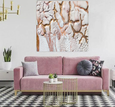 SOFT TENSION- Héria Enamel Vászonkép