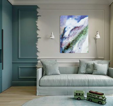 MUTED TERRAIN- Héria Enamel Vászonkép